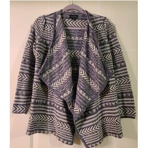 Lucky brand long sleeved cardigan sweater